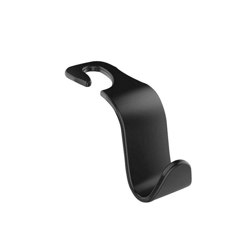 Car seat headrest hooks for bags and everyday carry