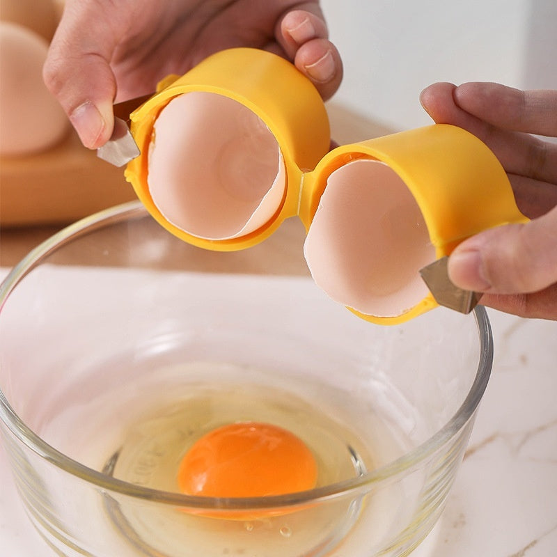 Mess-Free Egg Cracker Tool — product detail view
