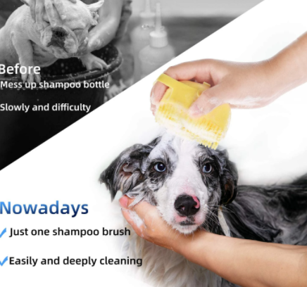 Soft Pet Bath Brush — supplier image 1