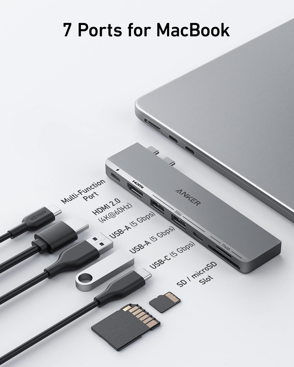 Anker 547 USB-C Hub (7-in-2, for MacBook) — supplier image 2