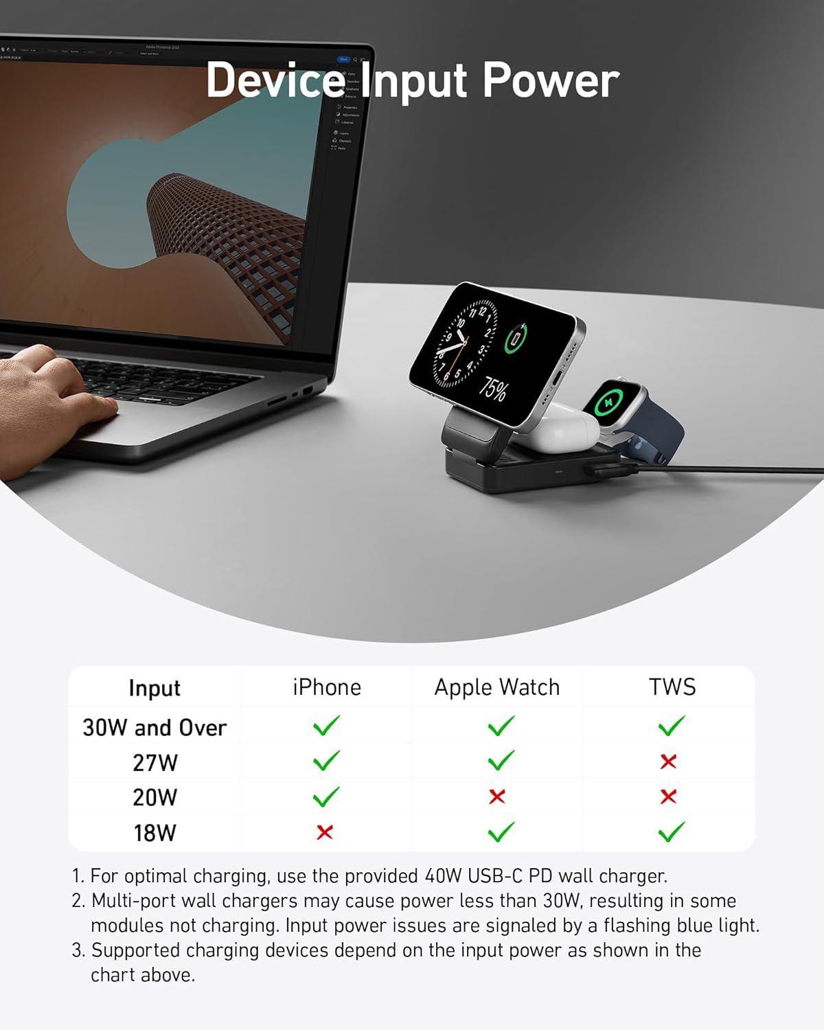 Anker MagGo Foldable 3-in-1 Wireless Charging Station — additional product view 12