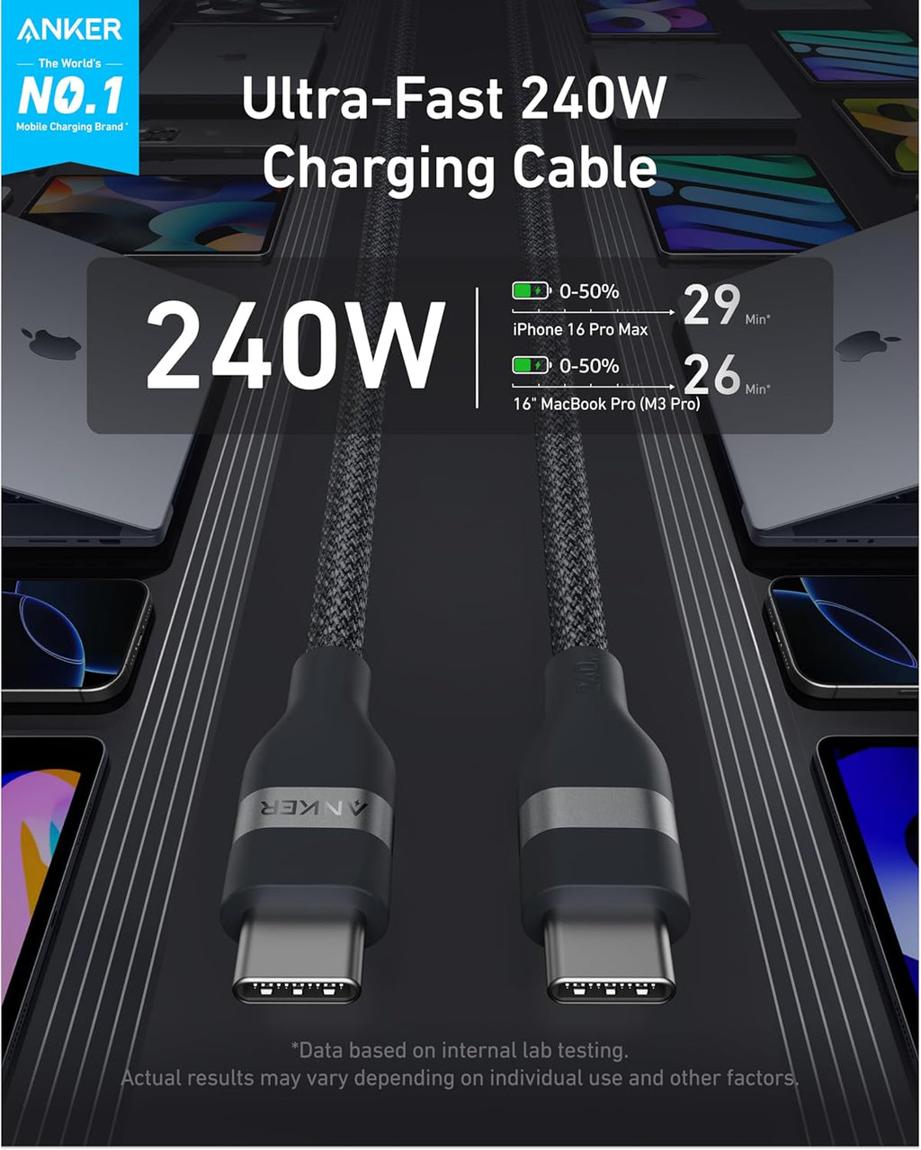 Anker Laptop Power Bank (25K, 165W, Built-In and Retractable Cables) — supplier image 32