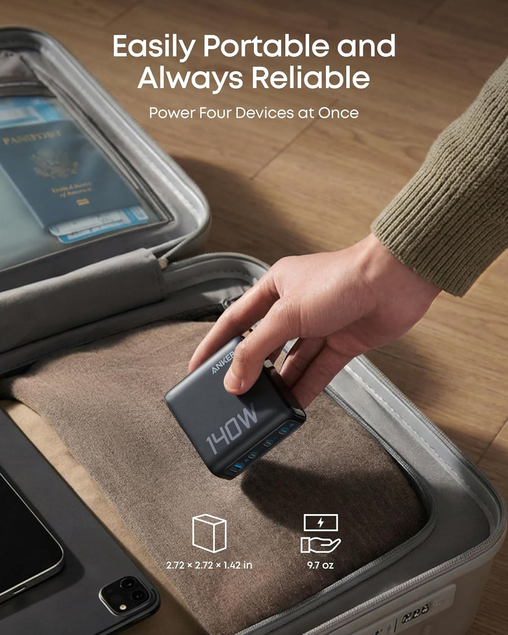 Anker Laptop Power Bank (25K, 165W, Built-In and Retractable Cables) — supplier image 64