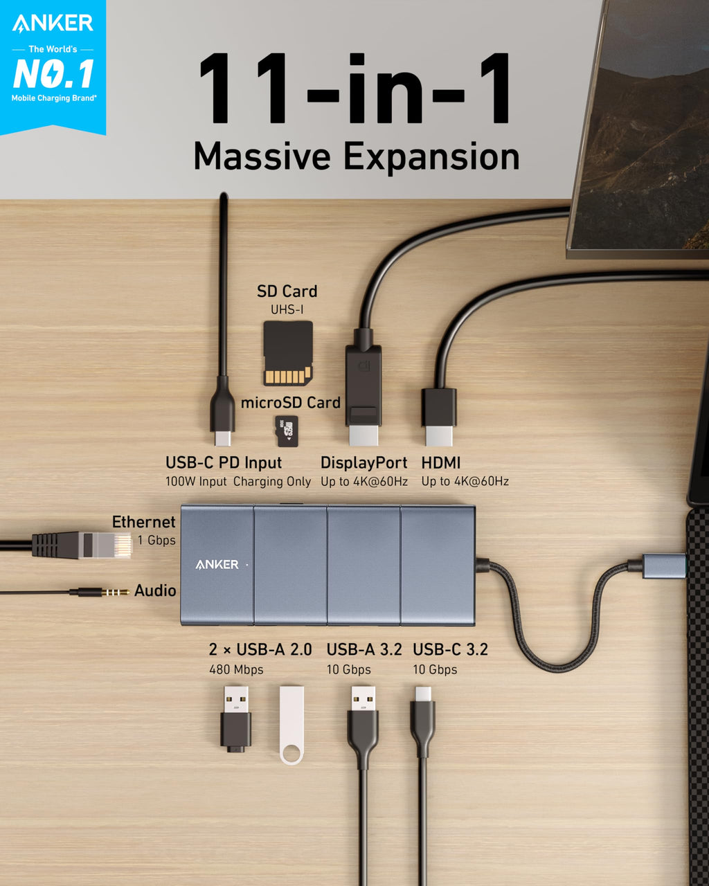 Anker 565 USB-C Hub (11-in-1) — supplier image 2