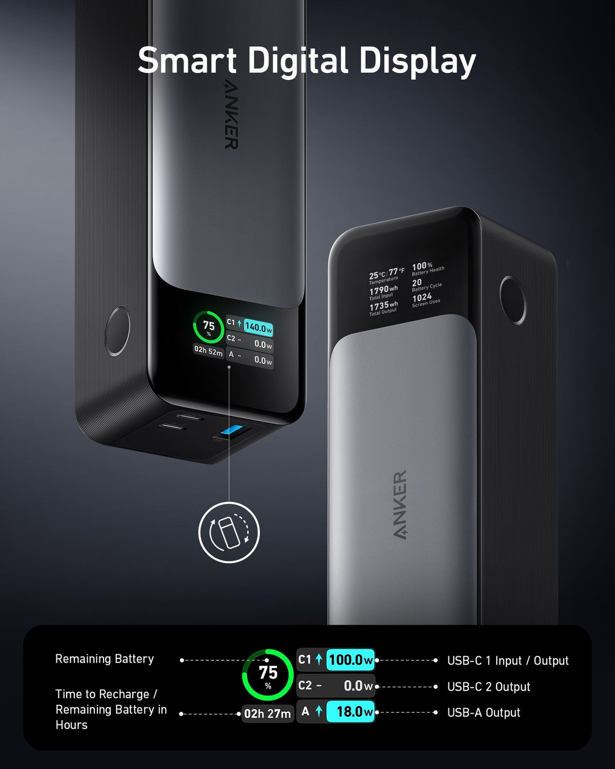 Anker 737 Power Bank (PowerCore 24K) — supplier image 3