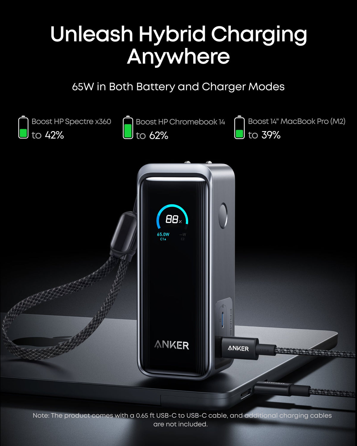 Anker Prime Power Bank (9.6K, 65W, Fusion) — supplier image 2