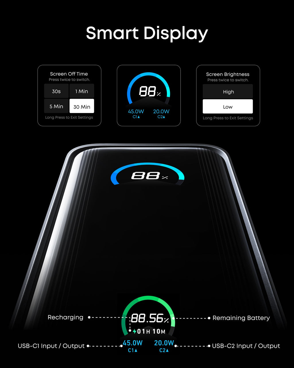 Anker Prime Power Bank (9.6K, 65W, Fusion) — supplier image 5
