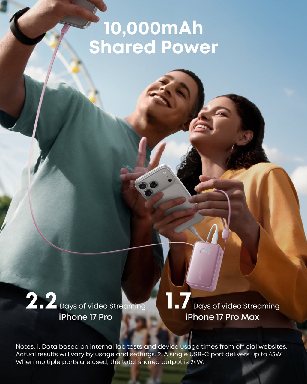 Anker Nano Power Bank (10K, 45W, Built-In Retractable USB-C Cable) — supplier image 28