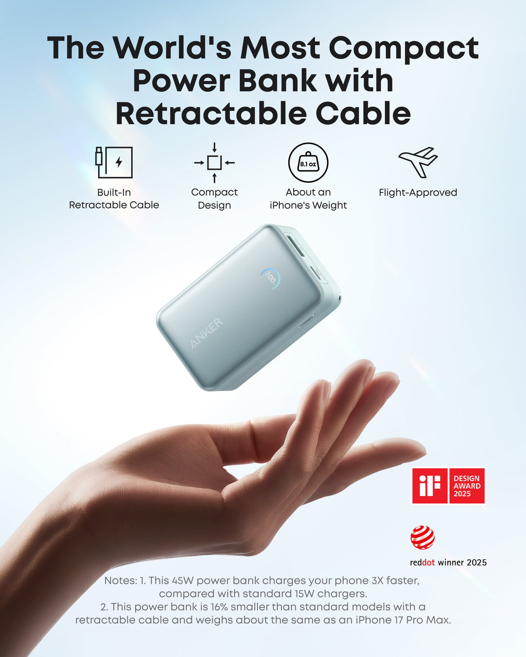 Anker Nano Power Bank (10K, 45W, Built-In Retractable USB-C Cable) — supplier image 19