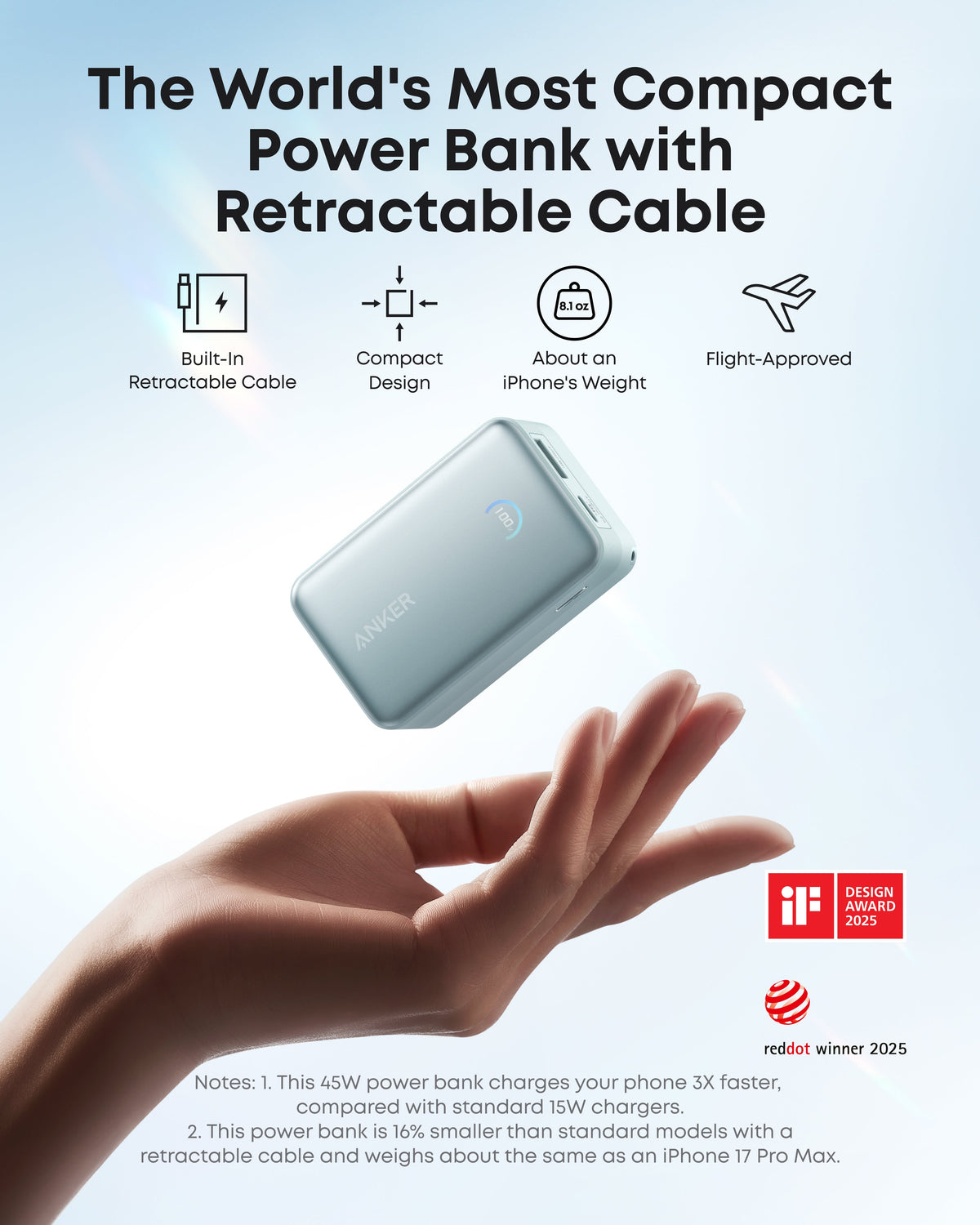 Anker Nano Power Bank (10K, 45W, Built-In Retractable USB-C Cable) — supplier image 19