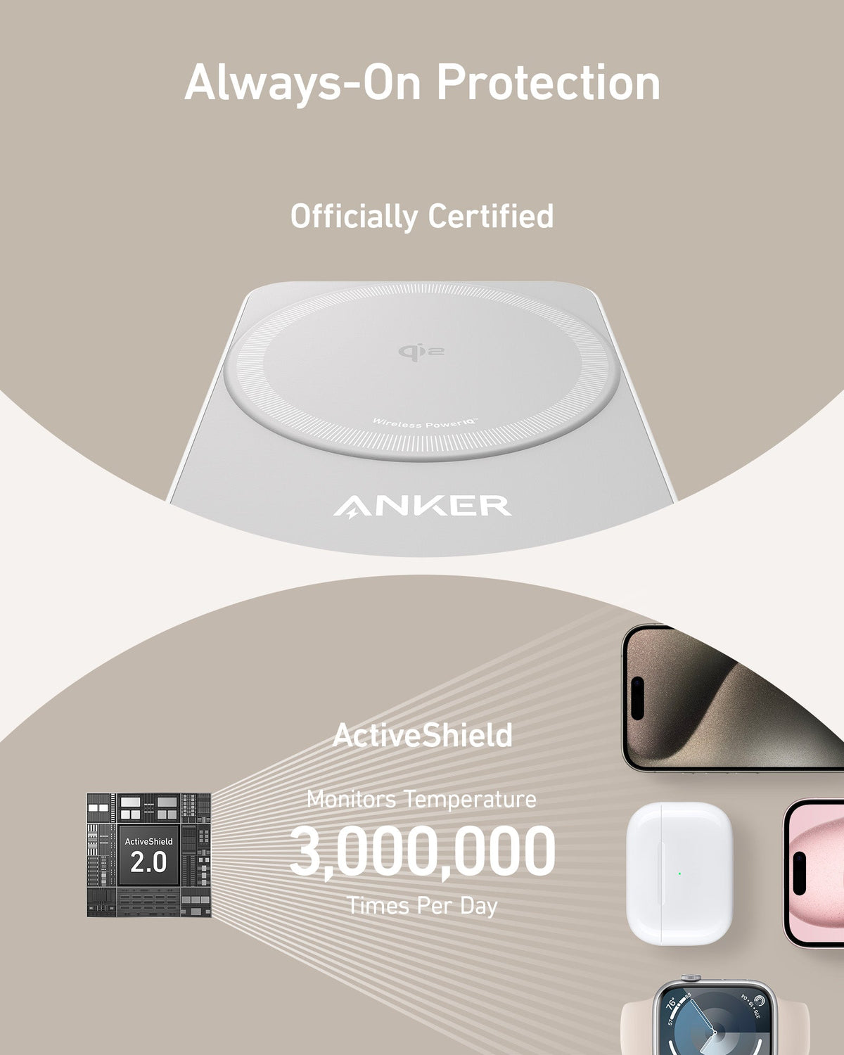 Anker MagGo Foldable 3-in-1 Wireless Charging Station — additional product view 6