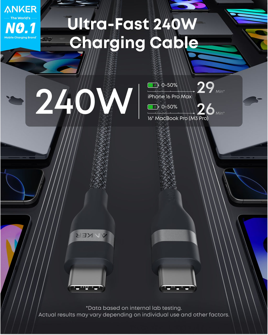 Anker Laptop Power Bank (25K, 165W, Built-In and Retractable Cables) — supplier image 21