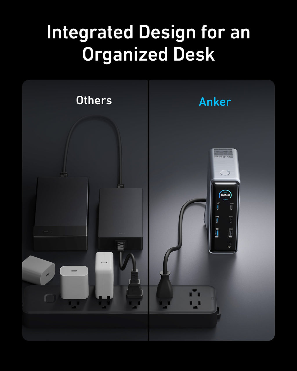 Anker Prime Charging Docking Station (14-in-1, Dual Display, 160W) — supplier image 5