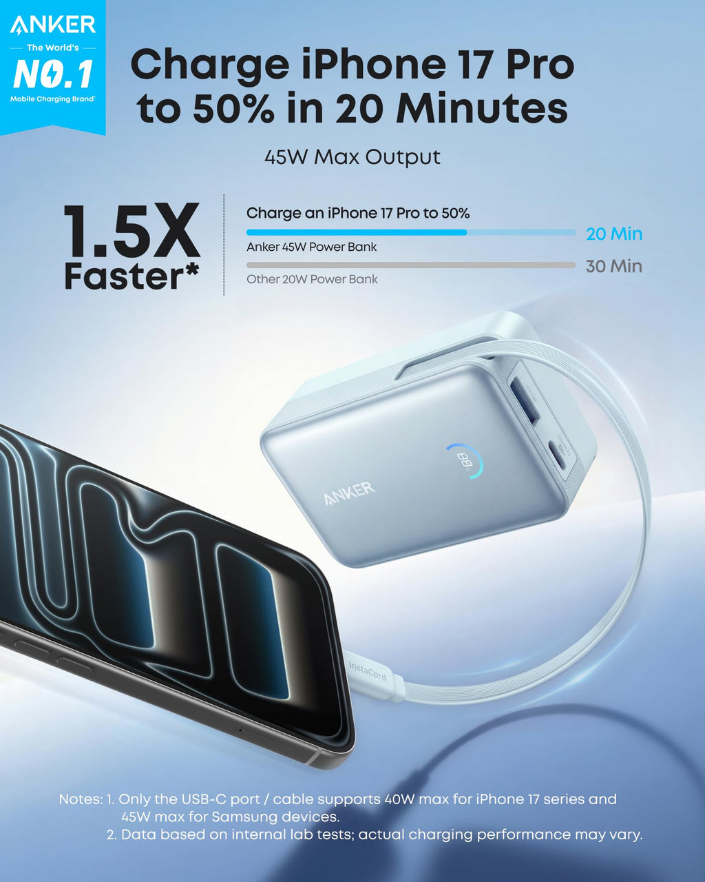 Anker Nano Power Bank (10K, 45W, Built-In Retractable USB-C Cable) — supplier image 32