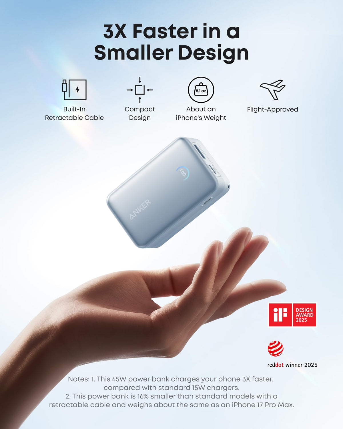 Anker Nano Power Bank (10K, 45W, Built-In Retractable USB-C Cable) — supplier image 33