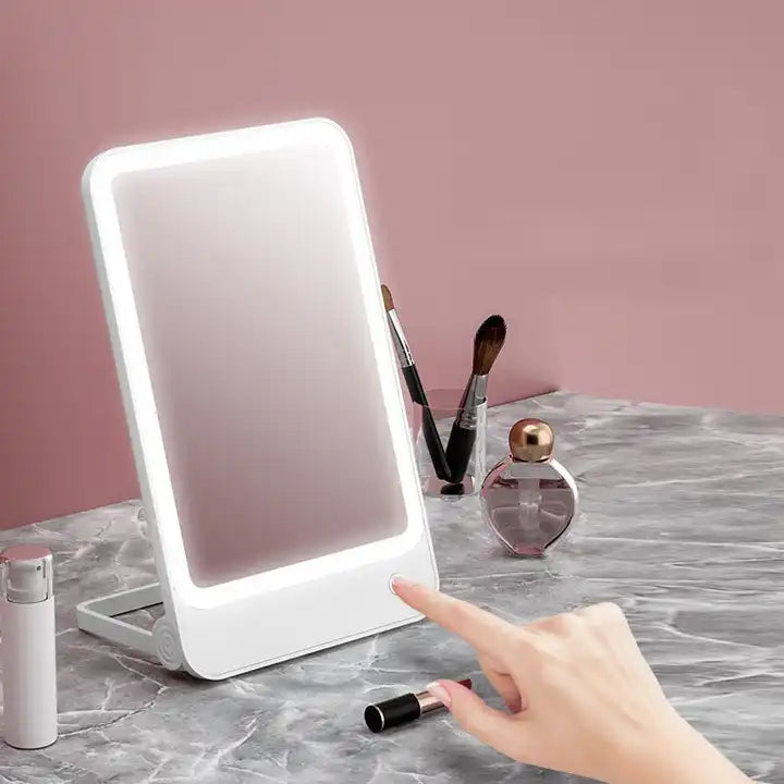 Rechargeable Folding Travel Vanity Mirror — additional product view 1