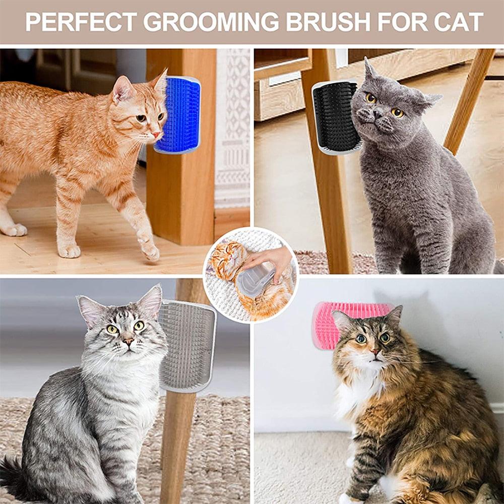 Wall-Mounted Cat Grooming Brush — supplier image 4