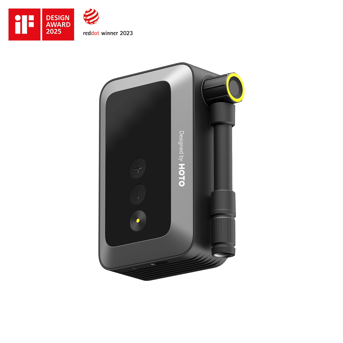 HOTO Air Pump Pocket with digital display and foldable air hose