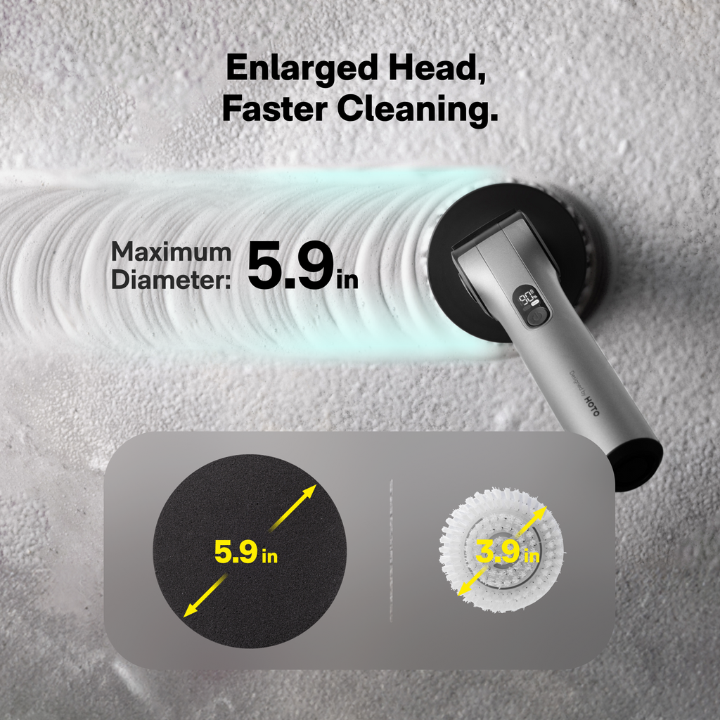 HOTO Flexi™ Cordless Spin Scrubber — supplier image 10