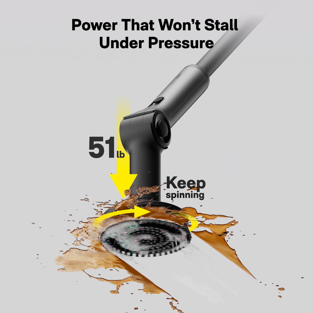 HOTO Flexi™ Cordless Spin Scrubber — supplier image 9