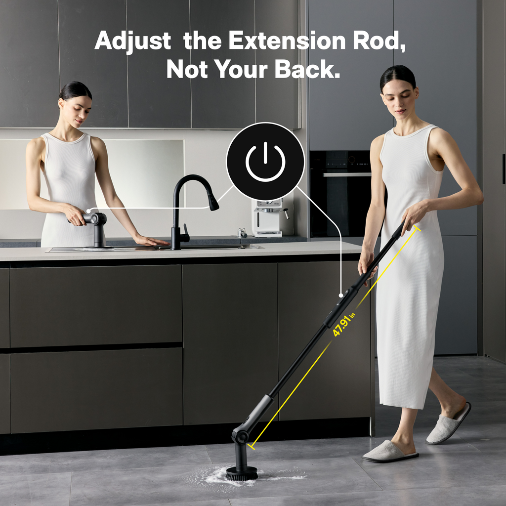 HOTO Flexi™ Cordless Spin Scrubber — supplier image 7