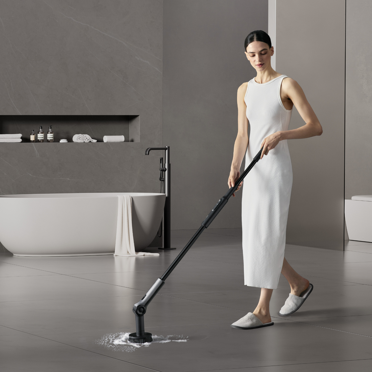 HOTO Flexi™ Cordless Spin Scrubber — supplier image 2
