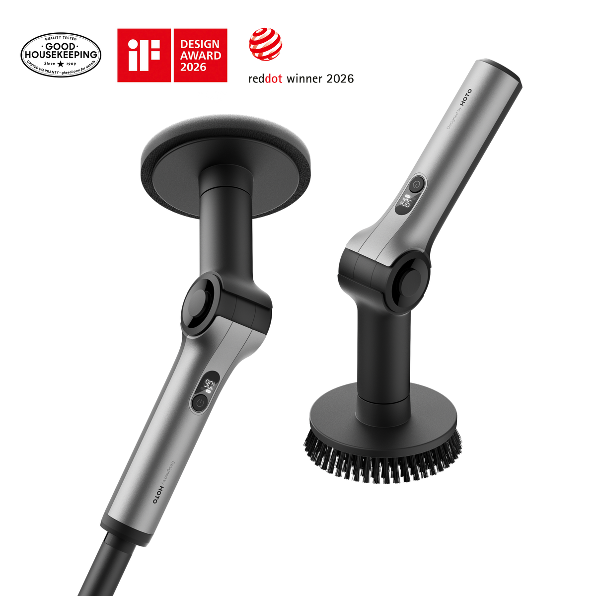 HOTO Flexi™ Cordless Spin Scrubber — supplier image 1