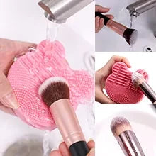 Silicone Makeup Brush Cleaning Mat & Drying Holder — additional product view 3