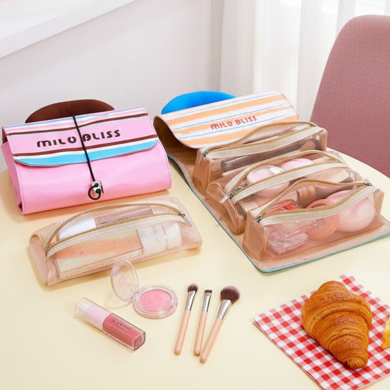 Foldable Travel Beauty Organizer — product detail view