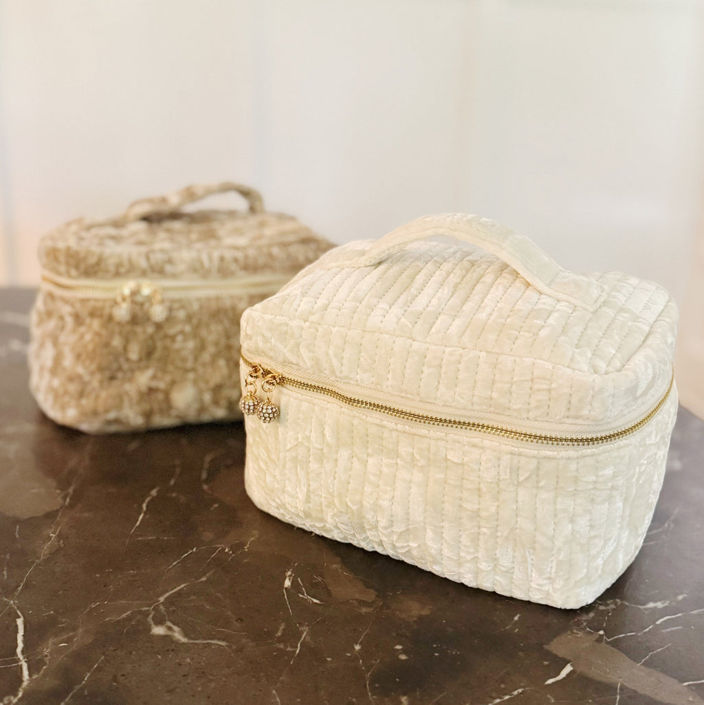 Quilted Velvet Vanity Case — additional product view 1