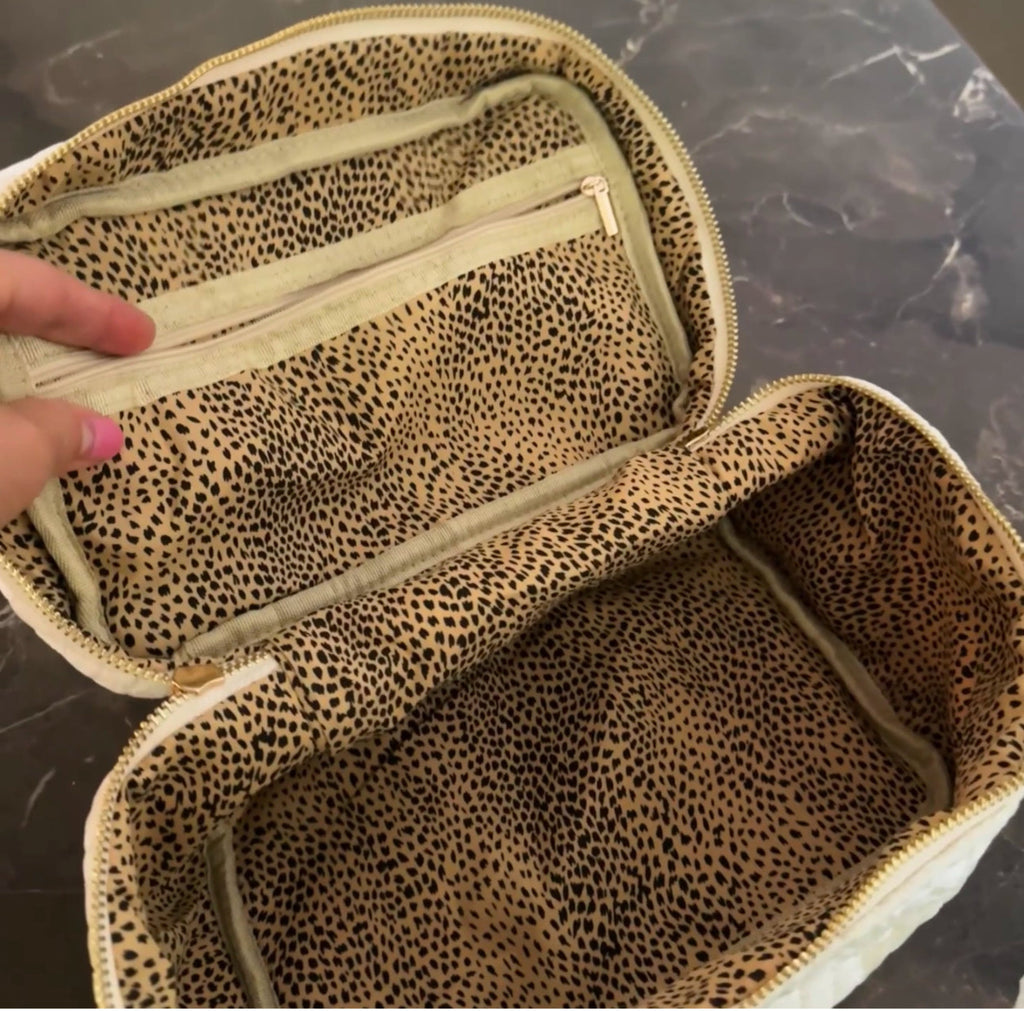 Quilted Velvet Vanity Case — additional product view 5
