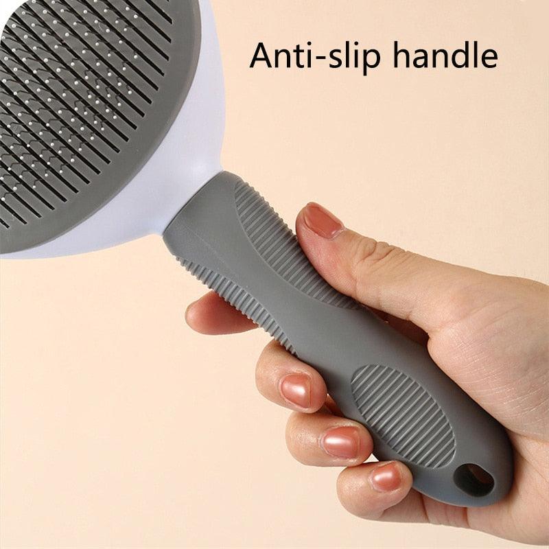 Self-Cleaning Pet Grooming Brush — supplier image 4