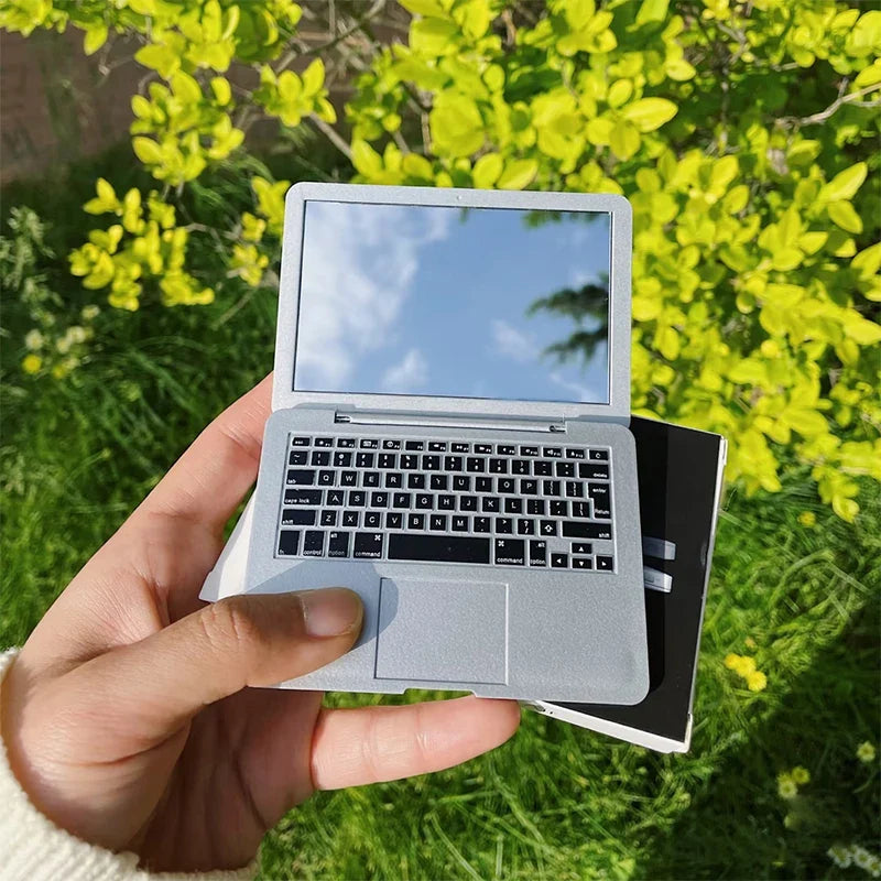 Mini Laptop-Style Pocket Mirror