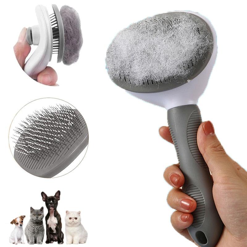 Self-Cleaning Pet Grooming Brush — supplier image 7