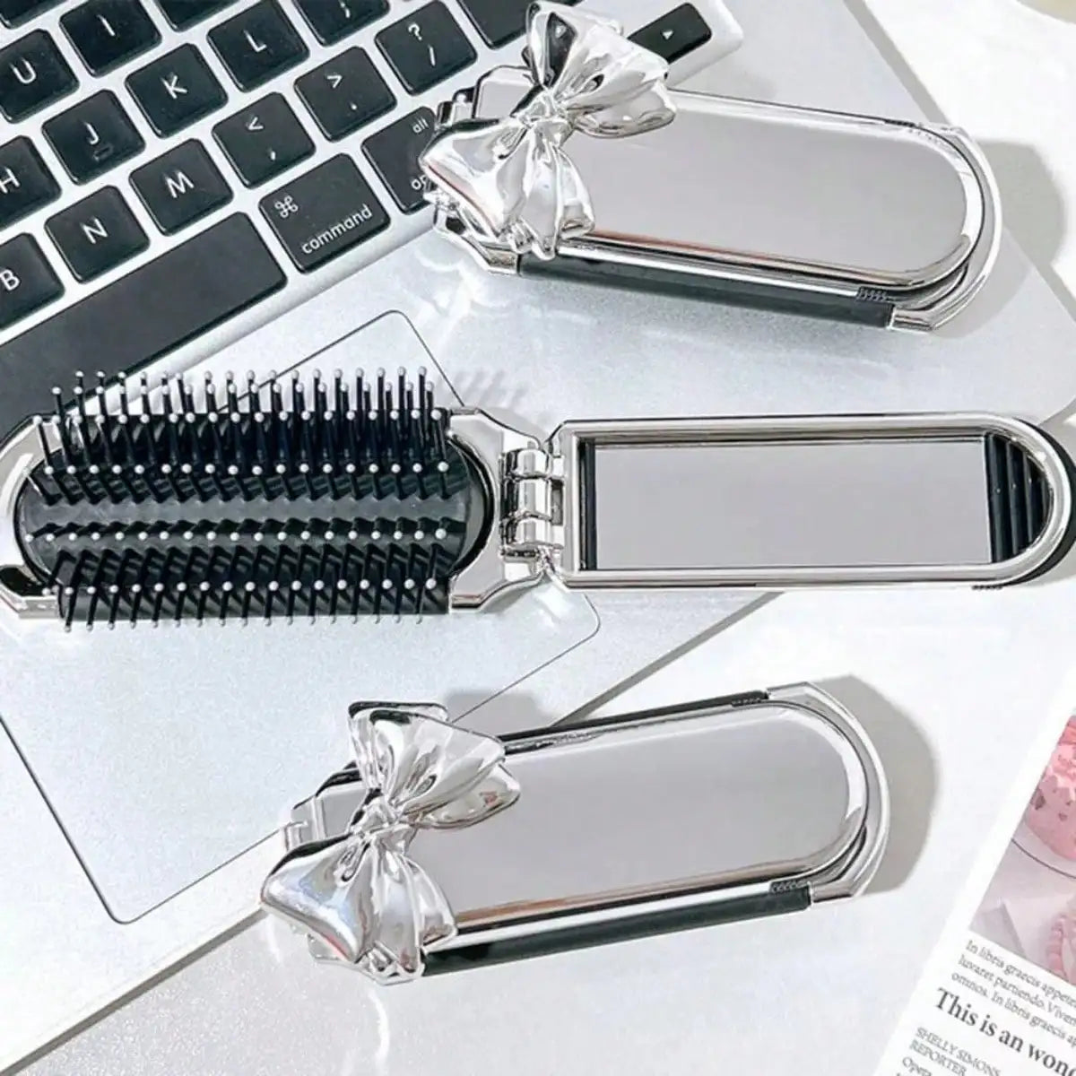 Portable Comb & Makeup Mirror — additional product view 4