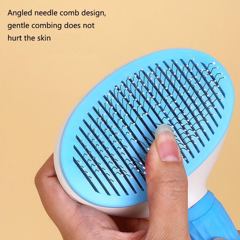 Self-Cleaning Pet Grooming Brush — supplier image 3