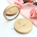 Round Wood Compact Mirror — additional product view 5