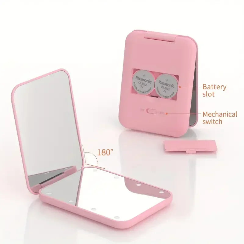 Mini LED Makeup Mirror — 2X Magnification — additional product view 2