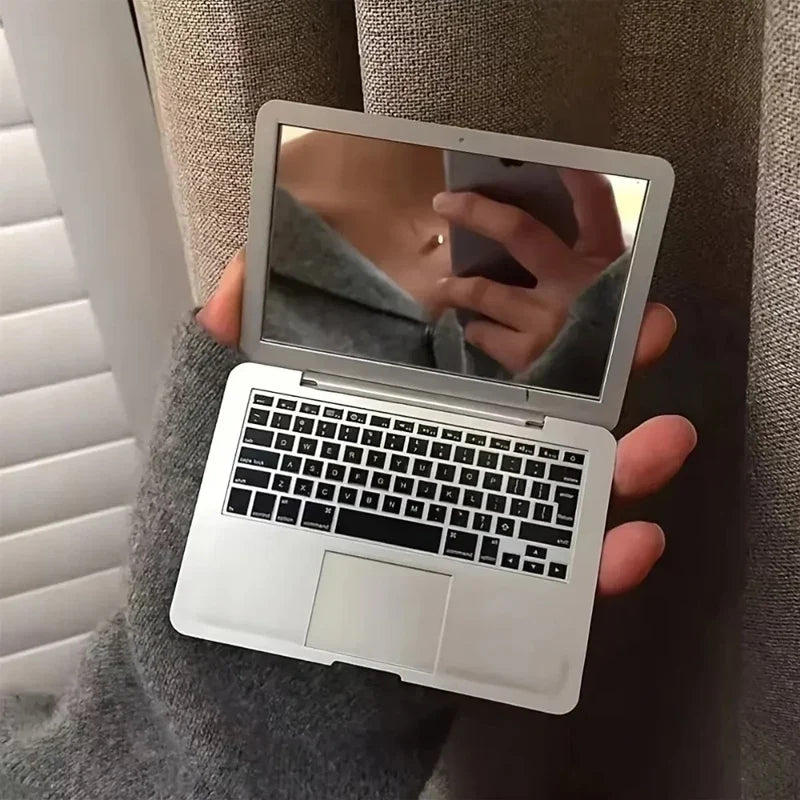 Mini Laptop-Style Pocket Mirror — additional product view 1