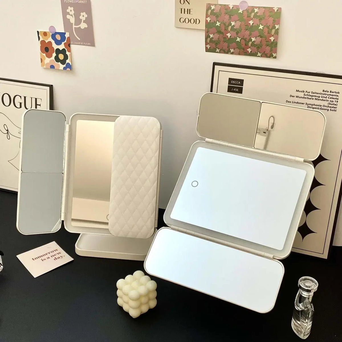 Trifold LED Makeup Mirror — additional product view 1