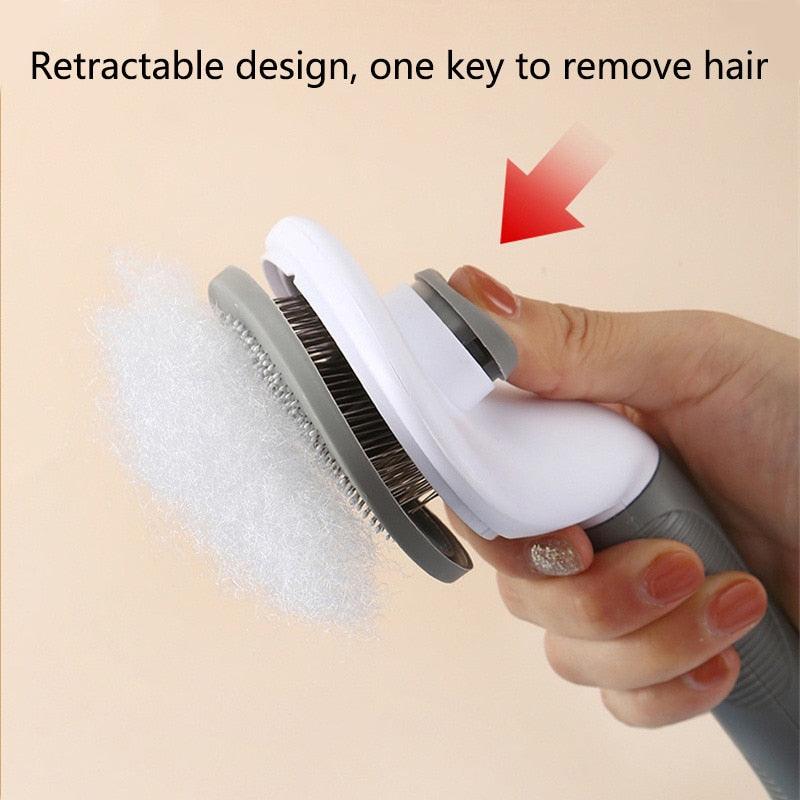 Self-Cleaning Pet Grooming Brush — supplier image 2
