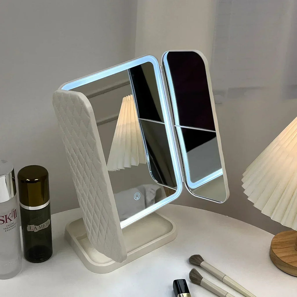 Trifold LED Makeup Mirror — additional product view 2