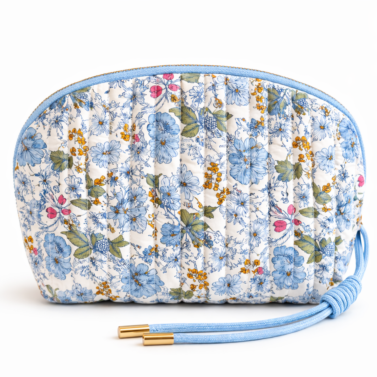 Quilted Floral Cosmetic Case — additional product view 7