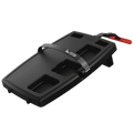 Black Stupid Car Tray with elastic straps and seat anchor