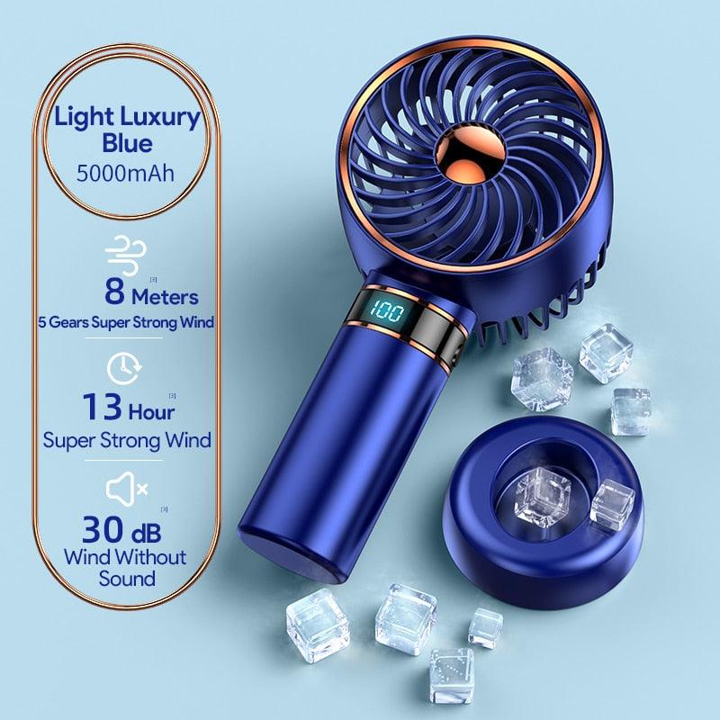 USB Rechargeable Handheld Mini Fan — supplier image 1