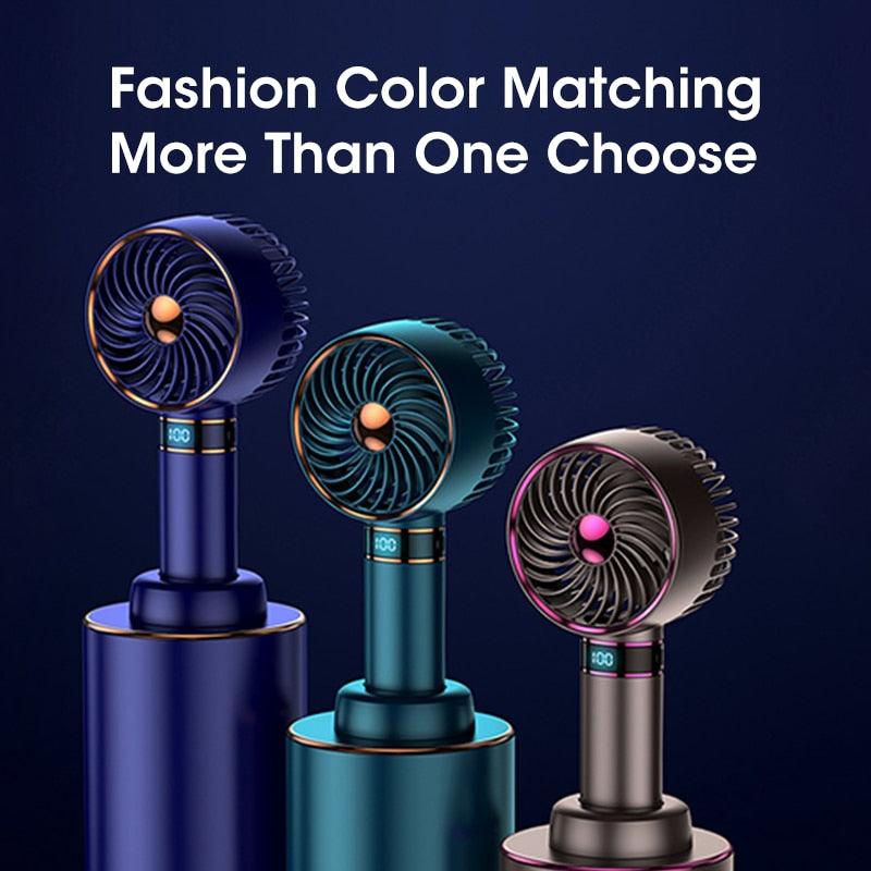 USB Rechargeable Handheld Mini Fan — supplier image 2