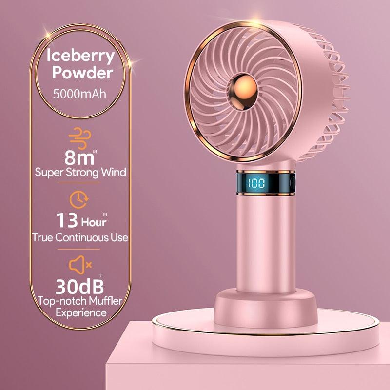 USB Rechargeable Handheld Mini Fan — supplier image 7