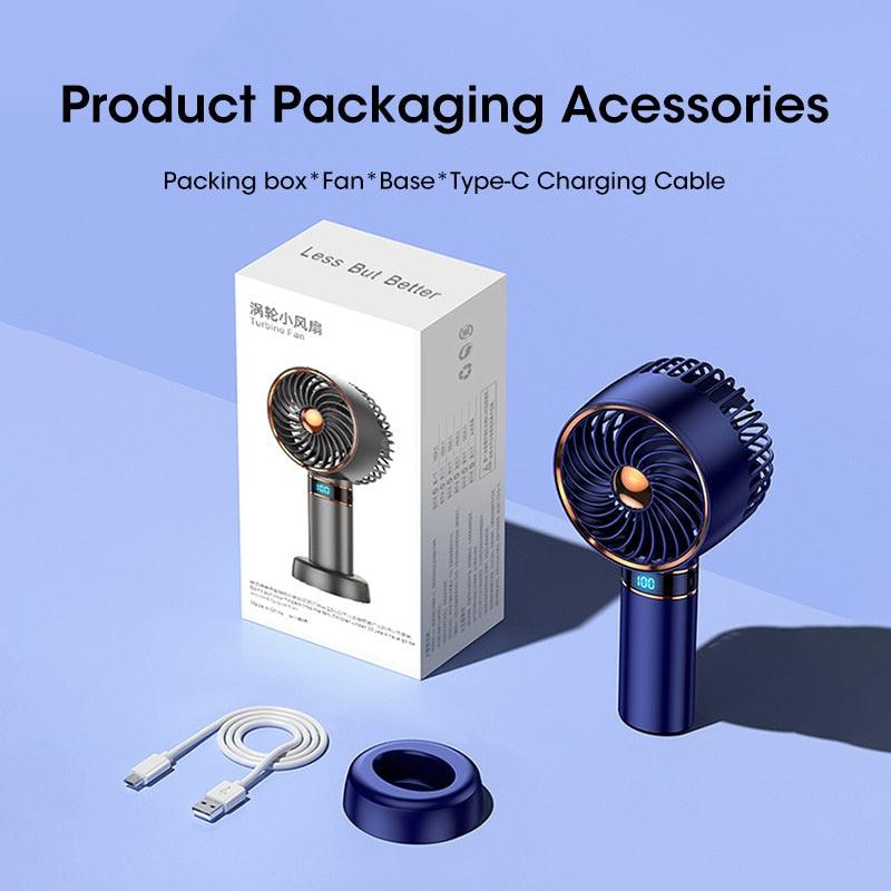 USB Rechargeable Handheld Mini Fan — supplier image 6