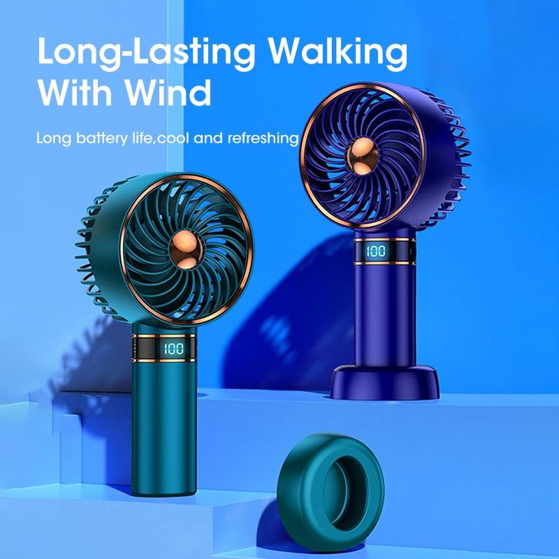 USB Rechargeable Handheld Mini Fan — supplier image 3
