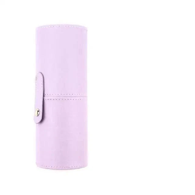 PU Makeup Brush Holder with Lid — supplier image 11